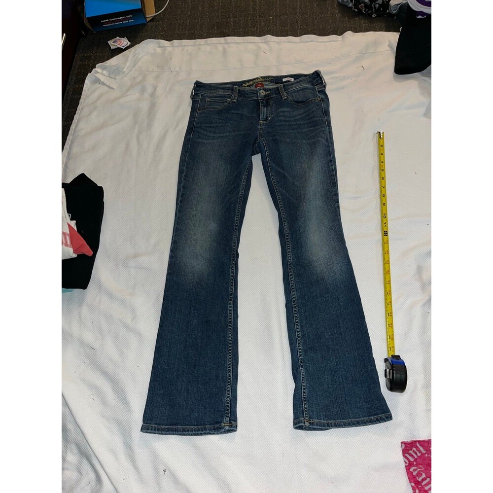 Women’s Arizona Bootcut Blue Jeans Size 7 Short
